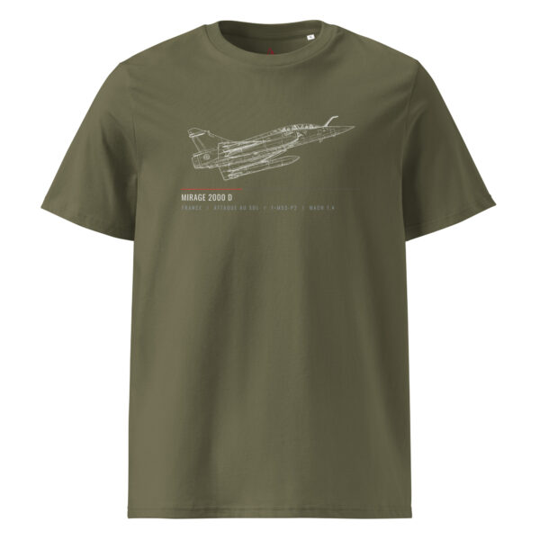 T-shirt Mirage 2000D – Croquis Technique Aviation Française | AERO ADDICT