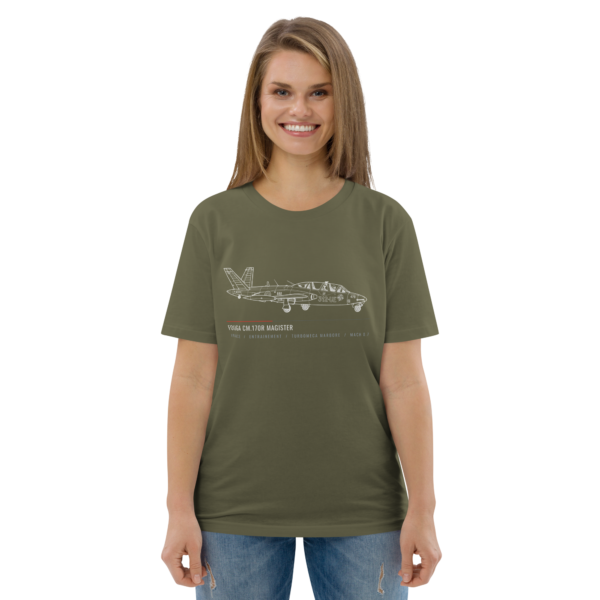 unisex-organic-cotton-creator-2.0-t-shirt-khaki-front-6a78be1a3edfb.png T-shirt CM.170R Fouga Magister – Croquis Technique Aviation Française | AERO ADDICT