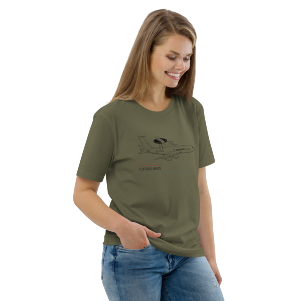 T-shirt E-3F AWACS – Croquis Technique Aviation Française