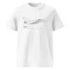 T-shirt Rafale C — Croquis aviation française | Aero Addict T-shirt Rafale C croquis et cartouche technique — collection Aviation Française Aero Addict