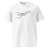 T-shirt Mirage 2000D – Croquis Technique Aviation Française | AERO ADDICT