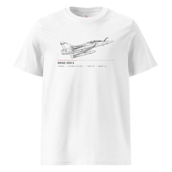 T-shirt Mirage 2000D – Croquis Technique Aviation Française | AERO ADDICT