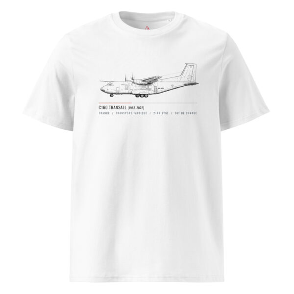 unisex-organic-cotton-creator-2.0-t-shirt-white-front-6a78ade2c1b7a.jpg T-shirt C-160 Transall – Croquis Technique Aviation Française | AERO ADDICT