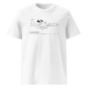 T-shirt E-3F AWACS avec croquis technique d'aviation militaire française AERO ADDICT
