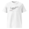 T-shirt Mirage 2000D – Croquis Technique Aviation Française | AERO ADDICT
