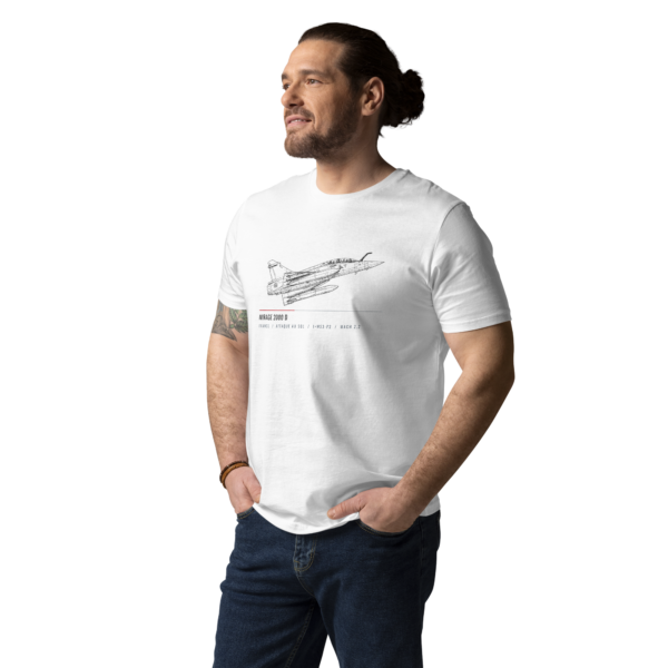 T-shirt Mirage 2000D – Croquis Technique Aviation Française | AERO ADDICT